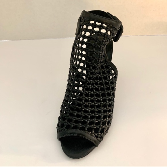 Stunning all saints open toe weaved leather 39 - Picture 3 of 4
